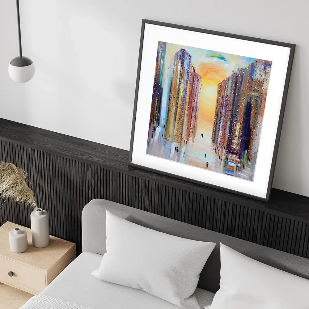 Drowning In The Sun Framed Art Print Drowning In The Sun Framed Art Print wall art product Ekaterina Ermilkina