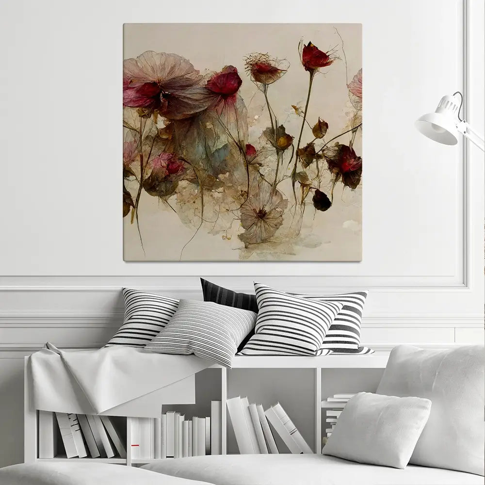 Dry Beauties 11 Square Canvas Print Dry Beauties 11 Square Canvas Print wall art product Treechild