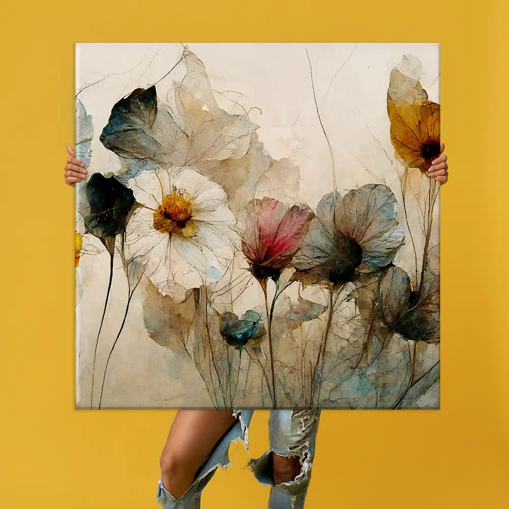 Dry Bouquet Oversized Canvas Print Dry Bouquet Oversized Canvas Print wall art product Treechild