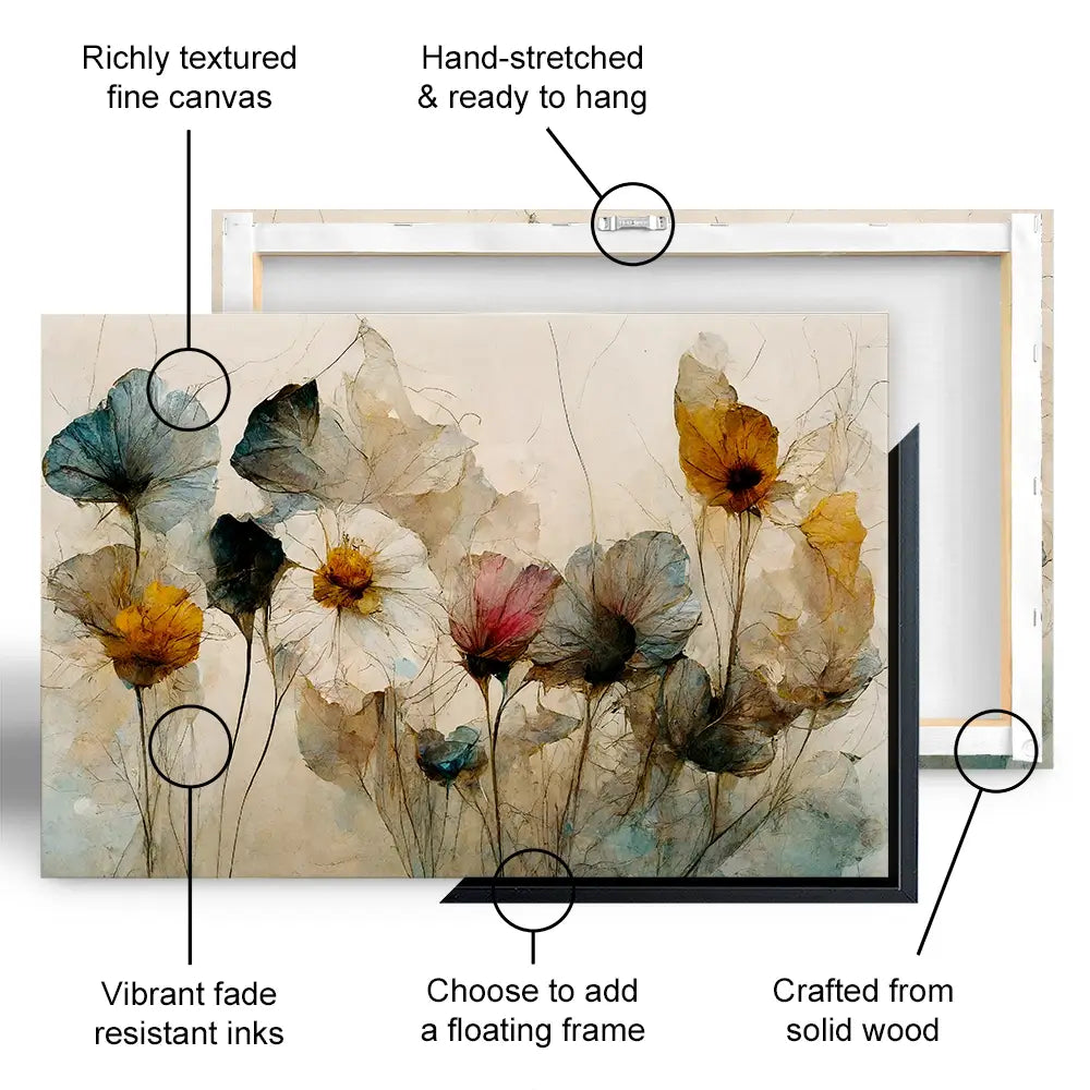 Dry Bouquet Oversized Canvas Print Dry Bouquet Oversized Canvas Print wall art product Treechild