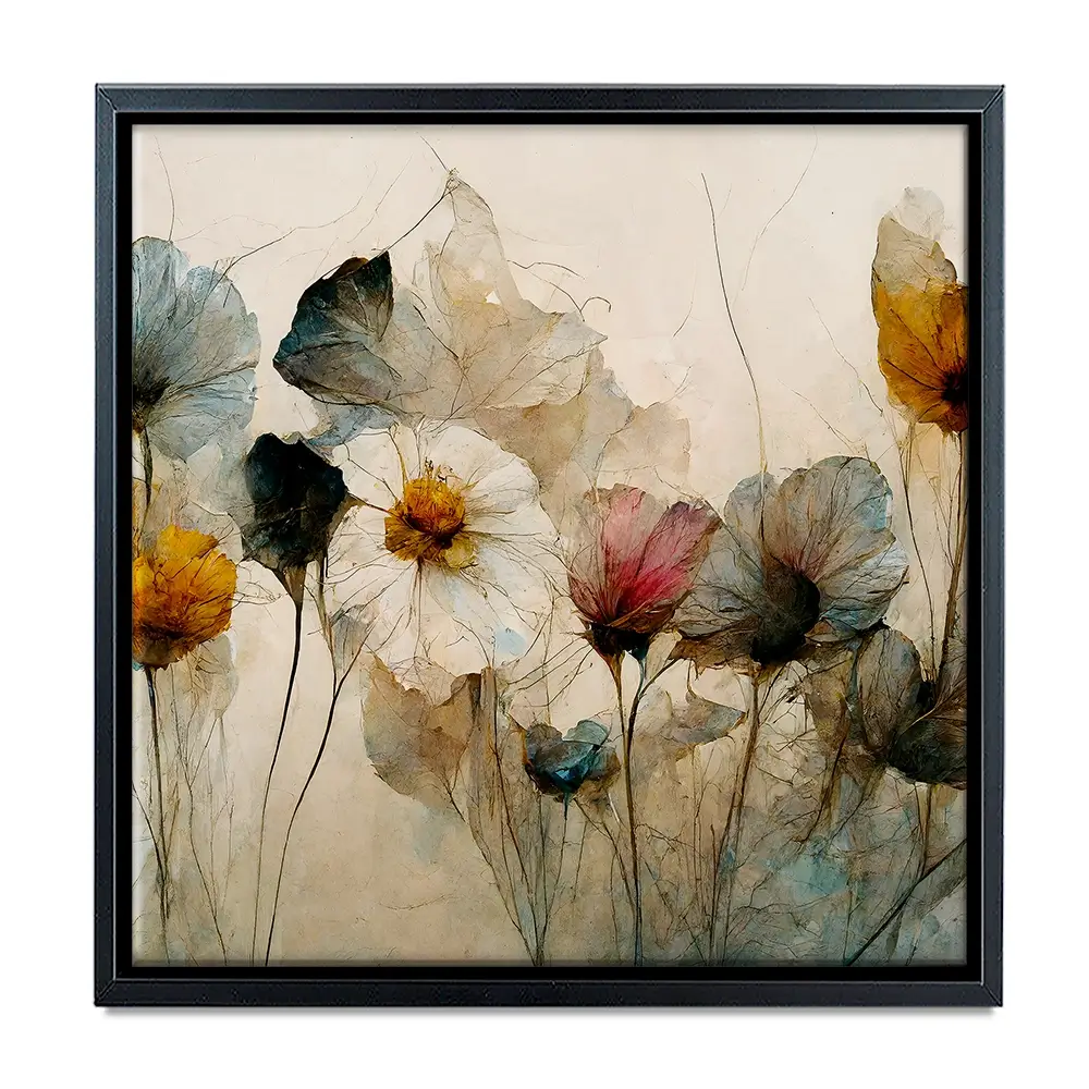 Dry Bouquet Square Canvas Print Dry Bouquet Square Canvas Print wall art product Treechild