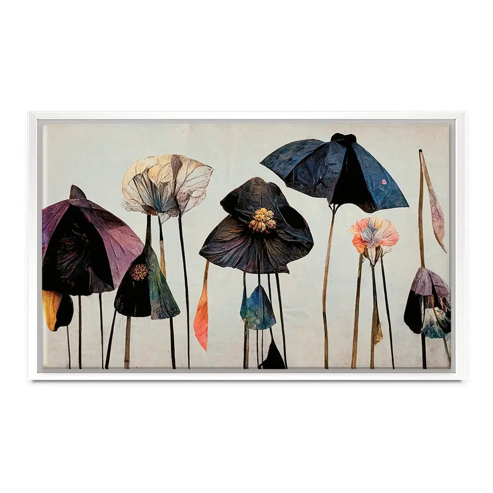 Dry Umbrella Flowers Canvas Print Dry Umbrella Flowers Canvas Print wall art product Treechild