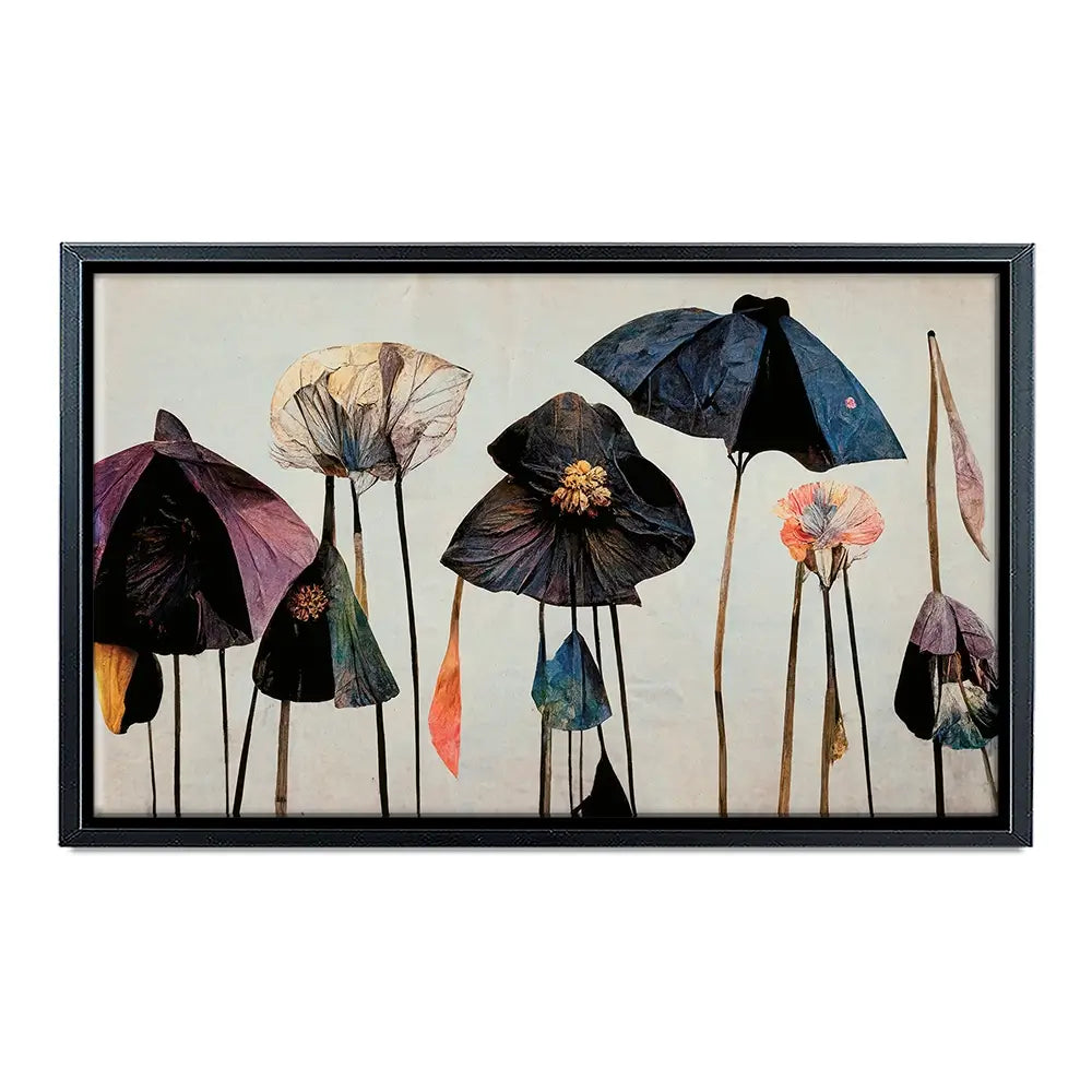 Dry Umbrella Flowers Canvas Print Dry Umbrella Flowers Canvas Print wall art product Treechild