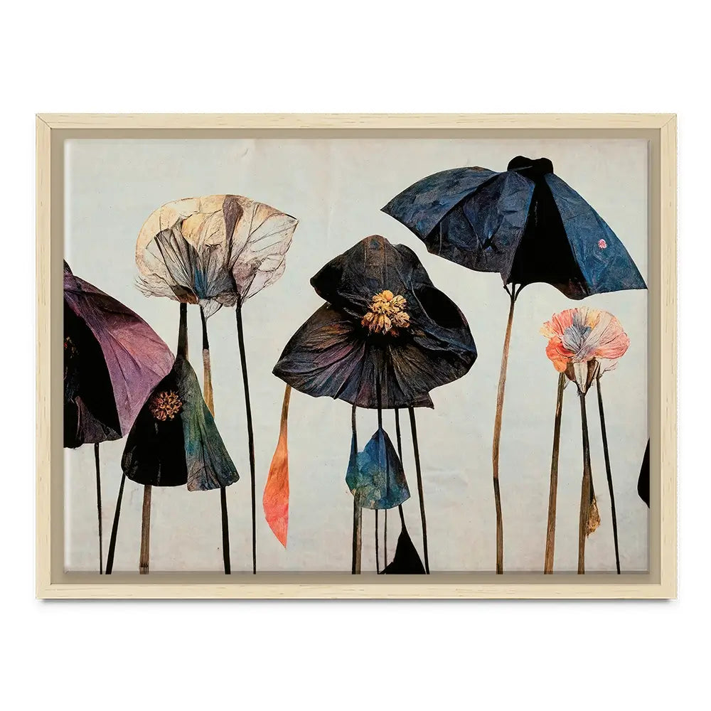 Dry Umbrella Flowers Canvas Print Dry Umbrella Flowers Canvas Print wall art product Treechild
