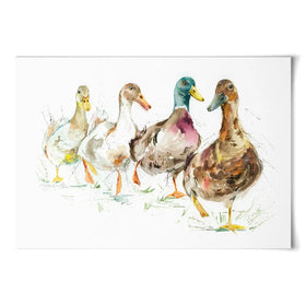 Duck Race Art Print Duck Race Art Print wall art product Nicola Jane Rowles