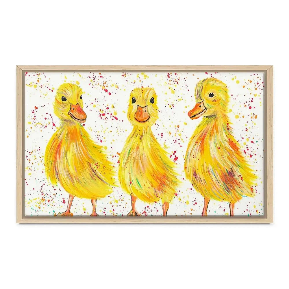 Ducklings Canvas Print Ducklings Canvas Print wall art product Emma LC Art
