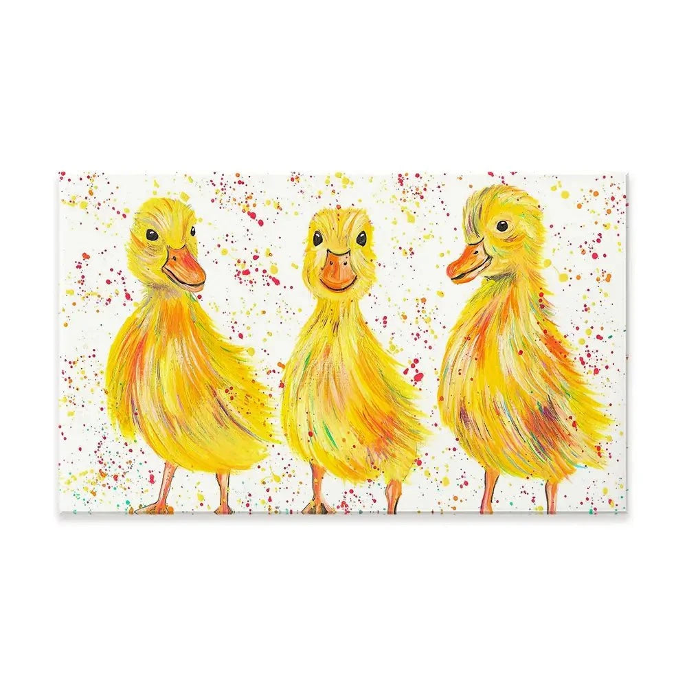 Ducklings Canvas Print Ducklings Canvas Print wall art product Emma LC Art