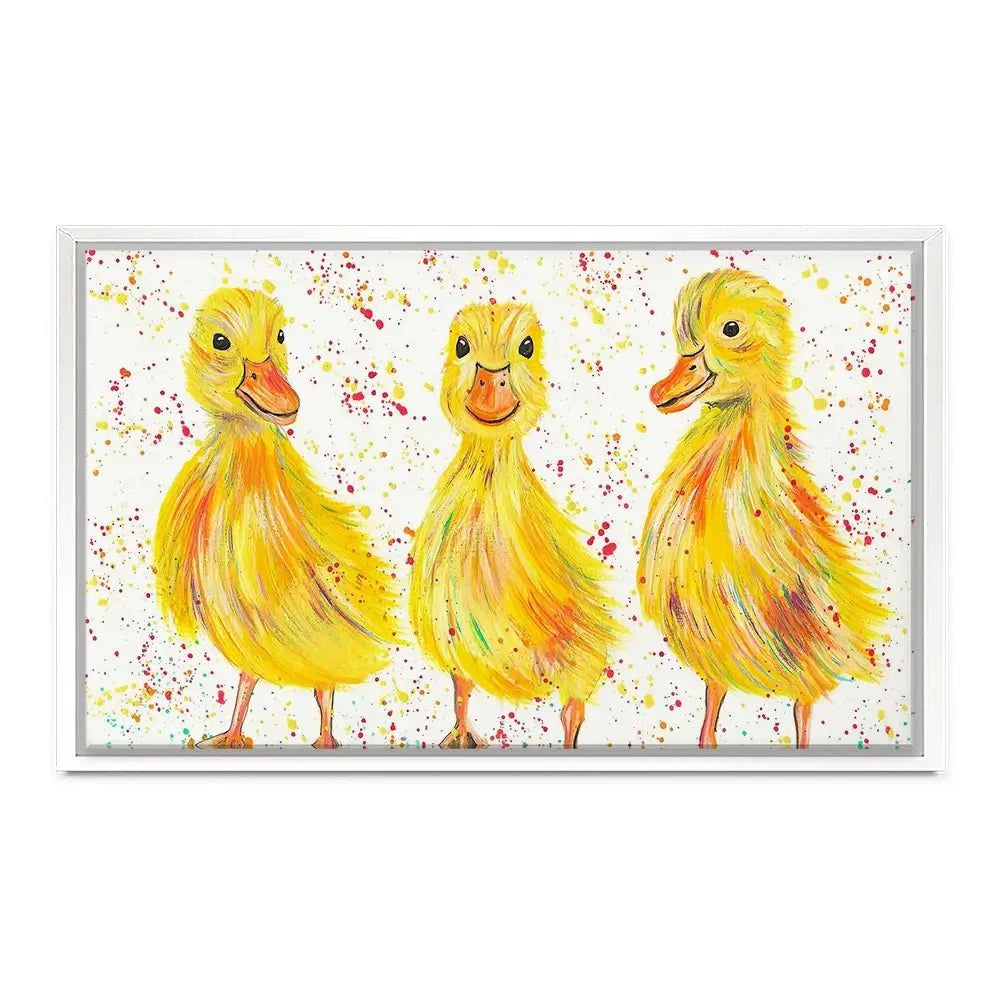 Ducklings Canvas Print Ducklings Canvas Print wall art product Emma LC Art