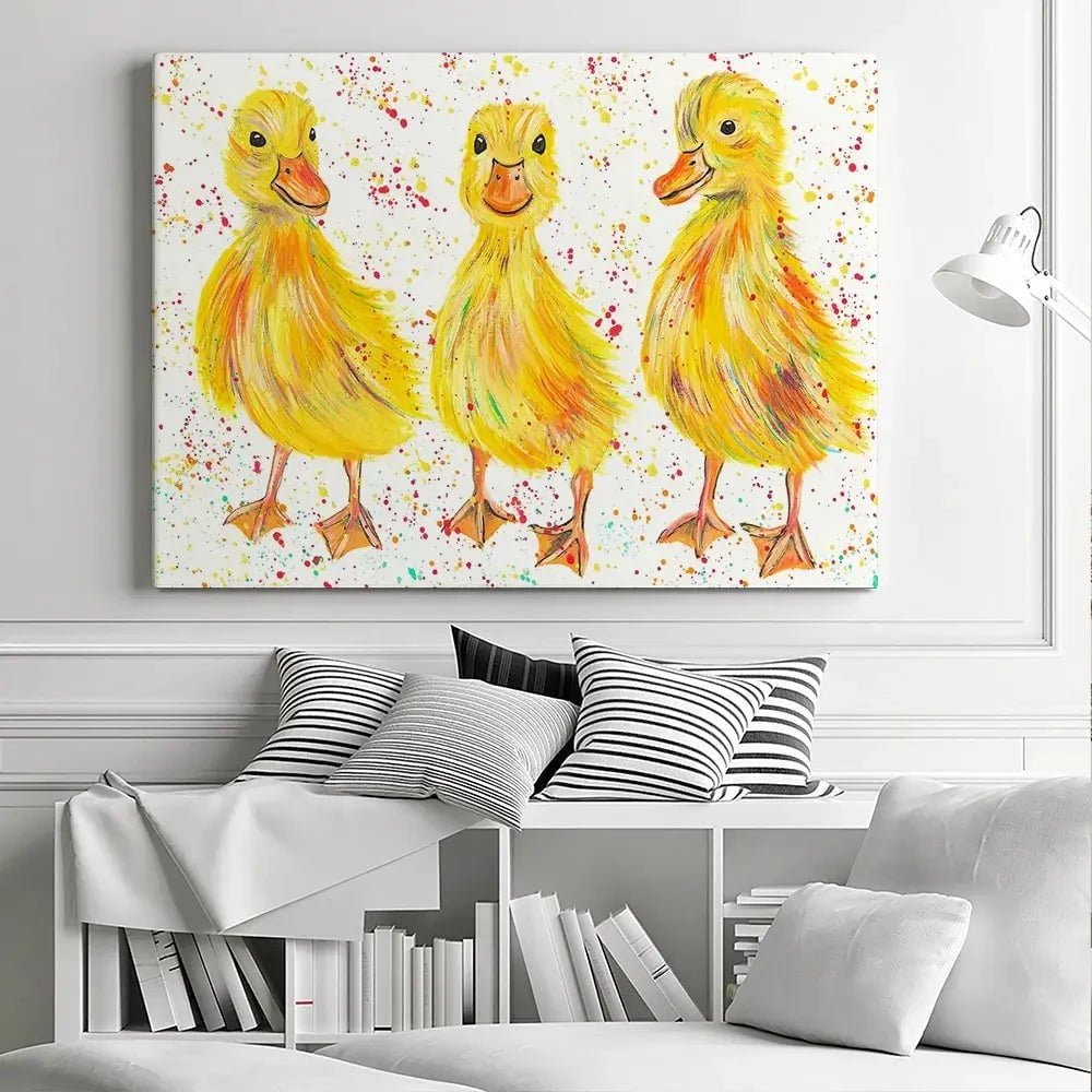 Ducklings Canvas Print Ducklings Canvas Print wall art product Emma LC Art