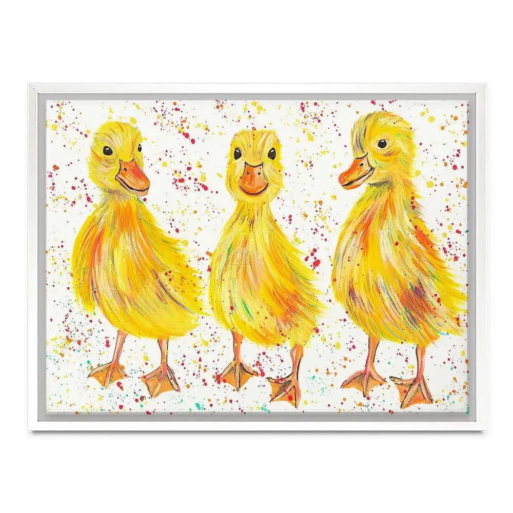 Ducklings Canvas Print Ducklings Canvas Print wall art product Emma LC Art