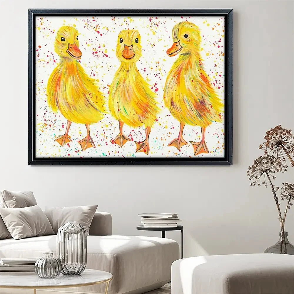 Ducklings Canvas Print Ducklings Canvas Print wall art product Emma LC Art