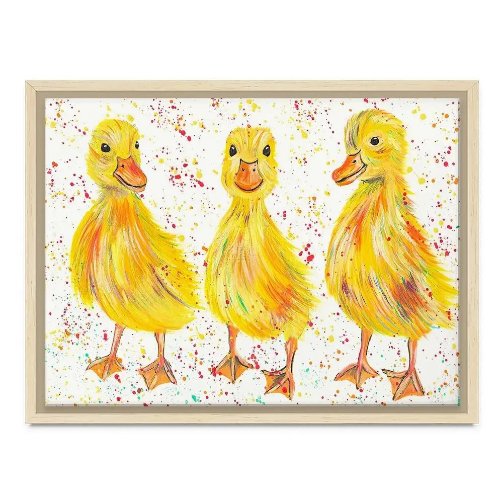 Ducklings Canvas Print Ducklings Canvas Print wall art product Emma LC Art