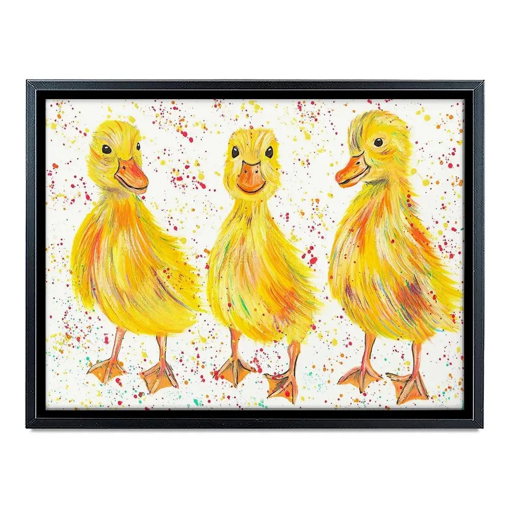 Ducklings Canvas Print Ducklings Canvas Print wall art product Emma LC Art