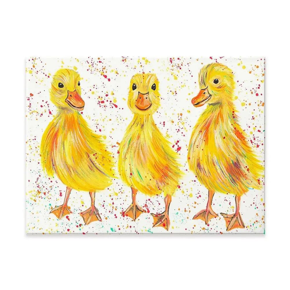 Ducklings Canvas Print Ducklings Canvas Print wall art product Emma LC Art