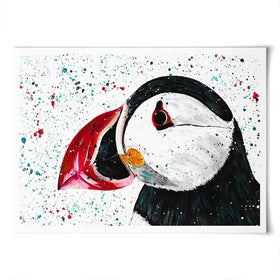 Duke The Puffin Art Print Duke The Puffin Art Print wall art product Emma LC Art