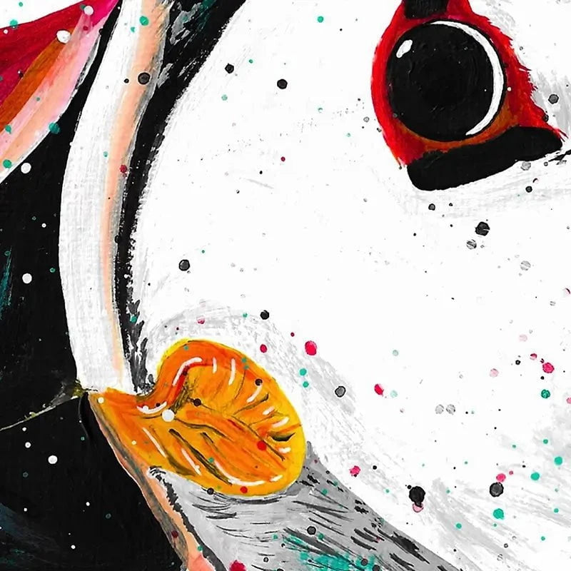 Duke The Puffin Canvas Print Duke The Puffin Canvas Print wall art product Emma LC Art
