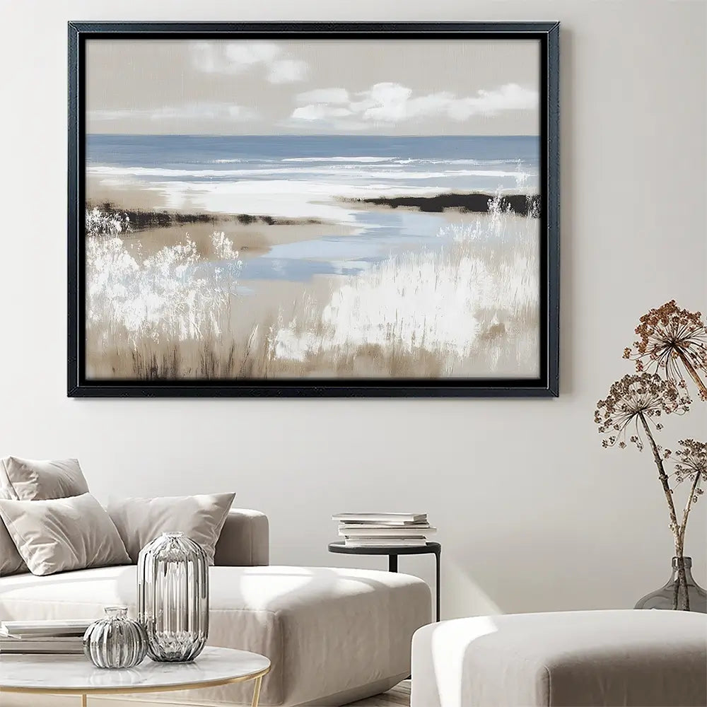 Dune Grass Above Tide Canvas Print Dune Grass Above Tide Canvas Print wall art product Chromatic Storm Studio
