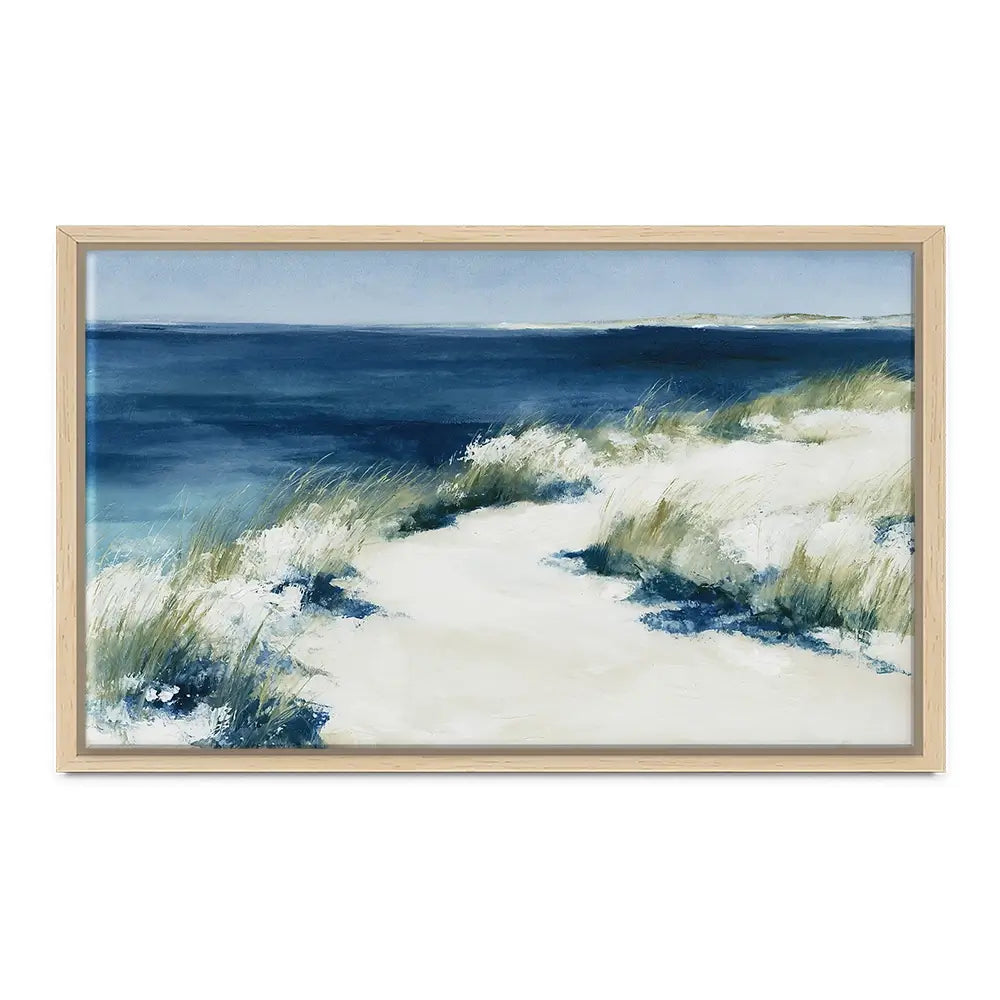 Dune Grasses At Tide Canvas Print Dune Grasses At Tide Canvas Print wall art product Chromatic Storm Studio