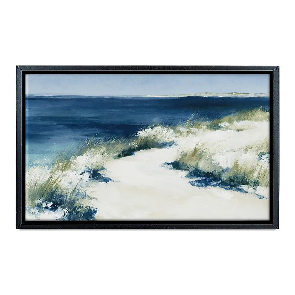 Dune Grasses At Tide Canvas Print Dune Grasses At Tide Canvas Print wall art product Chromatic Storm Studio