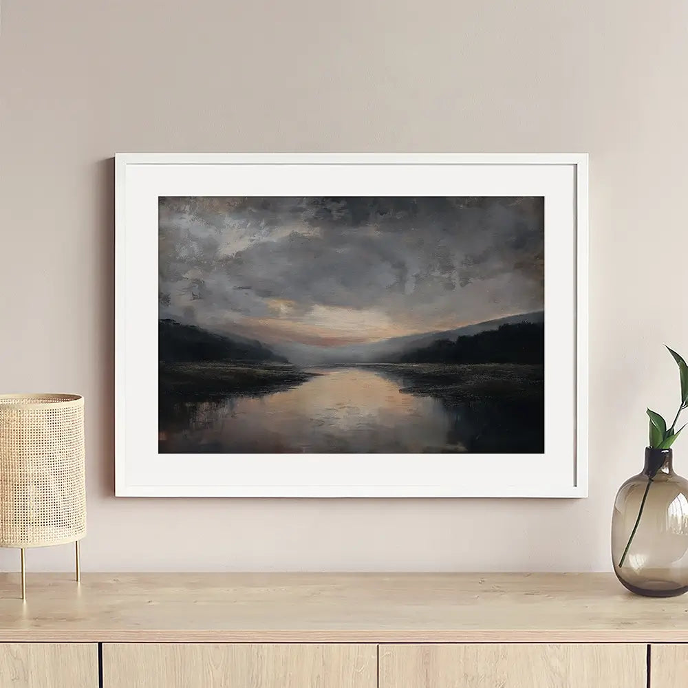 Dusk Reflection Framed Art Print Dusk Reflection Framed Art Print wall art product Svetlana Aleynikova