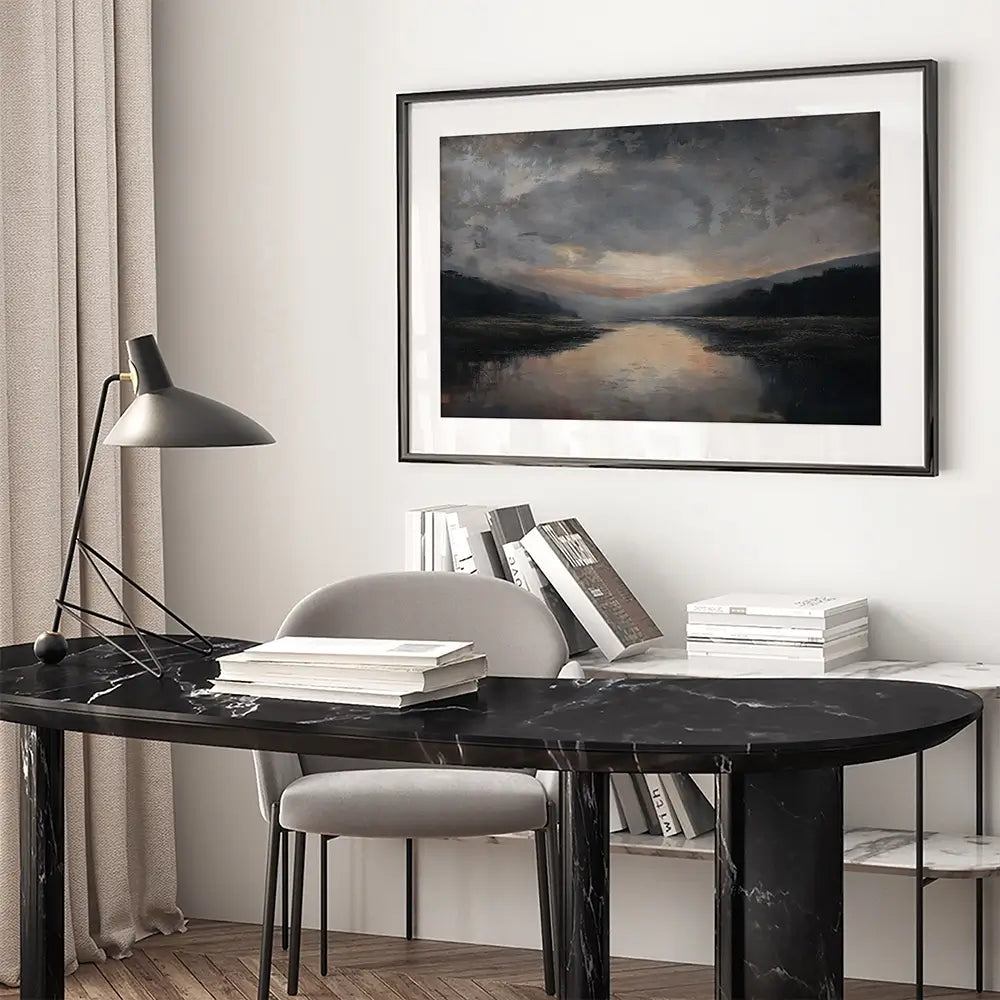 Dusk Reflection Framed Art Print Dusk Reflection Framed Art Print wall art product Svetlana Aleynikova