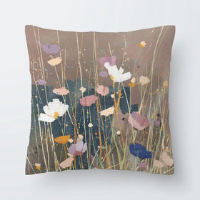 Dusk Wildflowers Cushion Dusk Wildflowers Cushion wall art product Chromatic Storm Studio