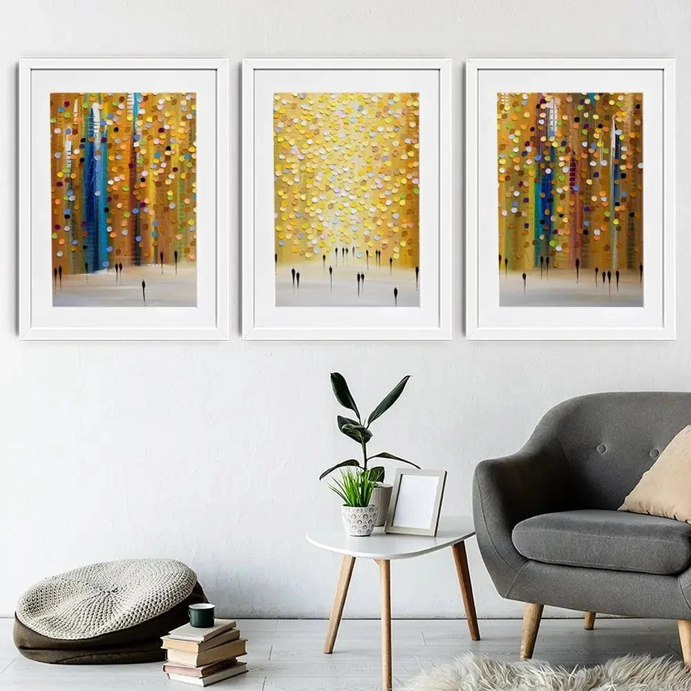 Dusks Embrace Framed Art Print Trio Dusks Embrace Framed Art Print Trio wall art product Ekaterina Ermilkina