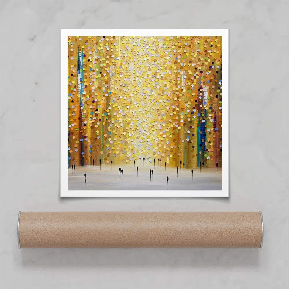 Dusks Embrace Square Art Print Dusks Embrace Square Art Print wall art product Ekaterina Ermilkina