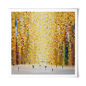 Dusks Embrace Square Art Print Dusks Embrace Square Art Print wall art product Ekaterina Ermilkina