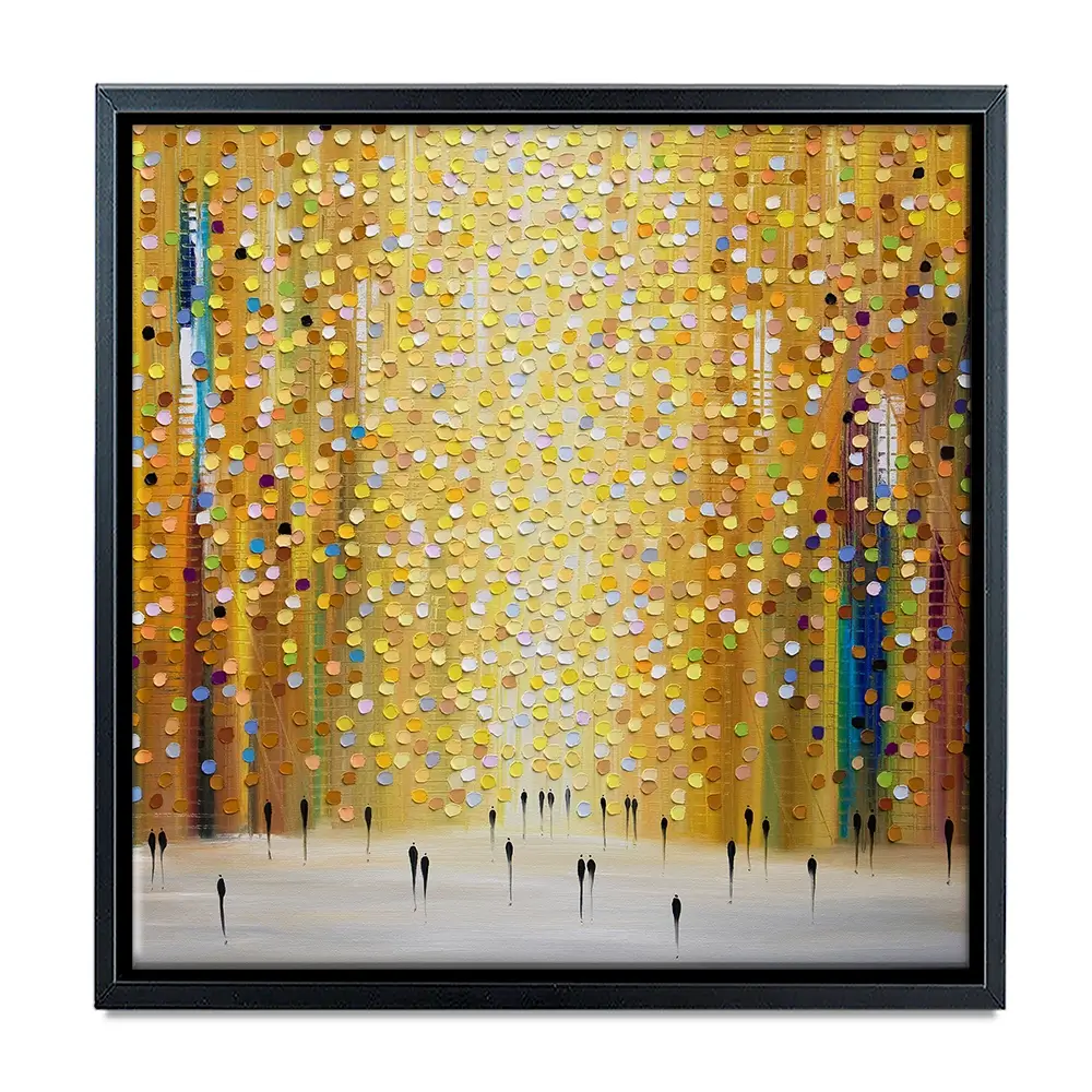Dusks Embrace Square Canvas Print Dusks Embrace Square Canvas Print wall art product Ekaterina Ermilkina