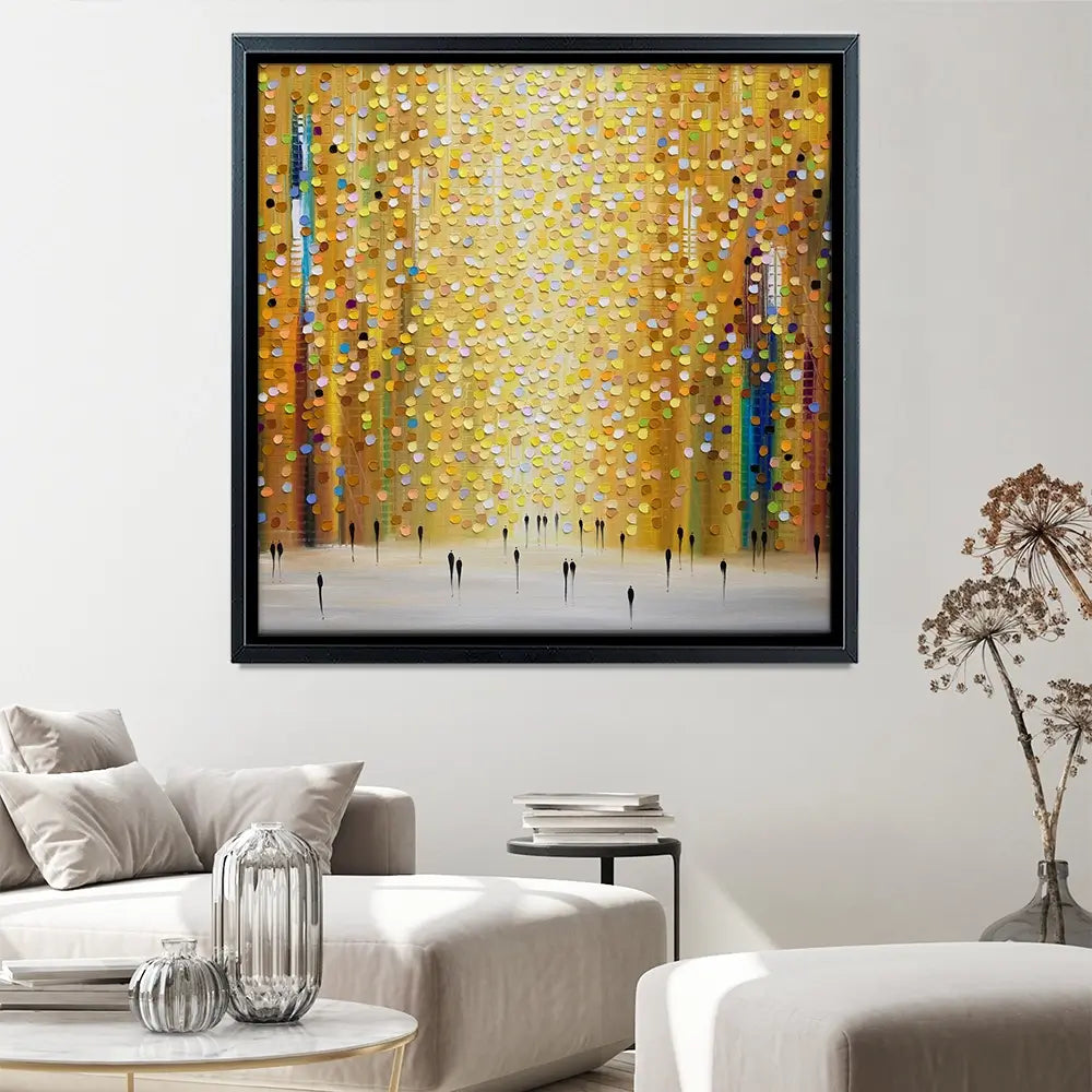 Dusks Embrace Square Canvas Print Dusks Embrace Square Canvas Print wall art product Ekaterina Ermilkina