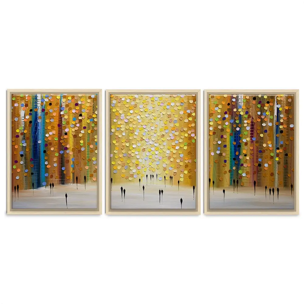 Dusks Embrace Trio Canvas Print Dusks Embrace Trio Canvas Print wall art product Ekaterina Ermilkina