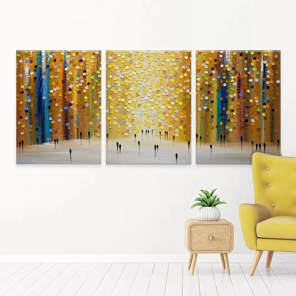 Dusks Embrace Trio Canvas Print Dusks Embrace Trio Canvas Print wall art product Ekaterina Ermilkina