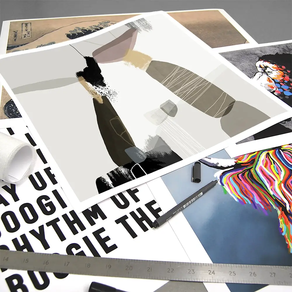 Dynamic Arrangement Square Art Print Dynamic Arrangement Square Art Print wall art product Roberto Moro