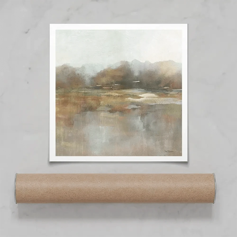 Early Fall Reflections Square Art Print Early Fall Reflections Square Art Print wall art product Carol Robinson