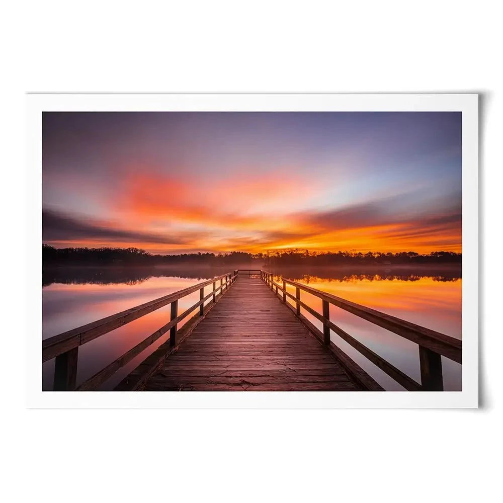 Early Morning Sunrise Art Print Early Morning Sunrise Art Print wall art product traveler jordan / Shutterstock