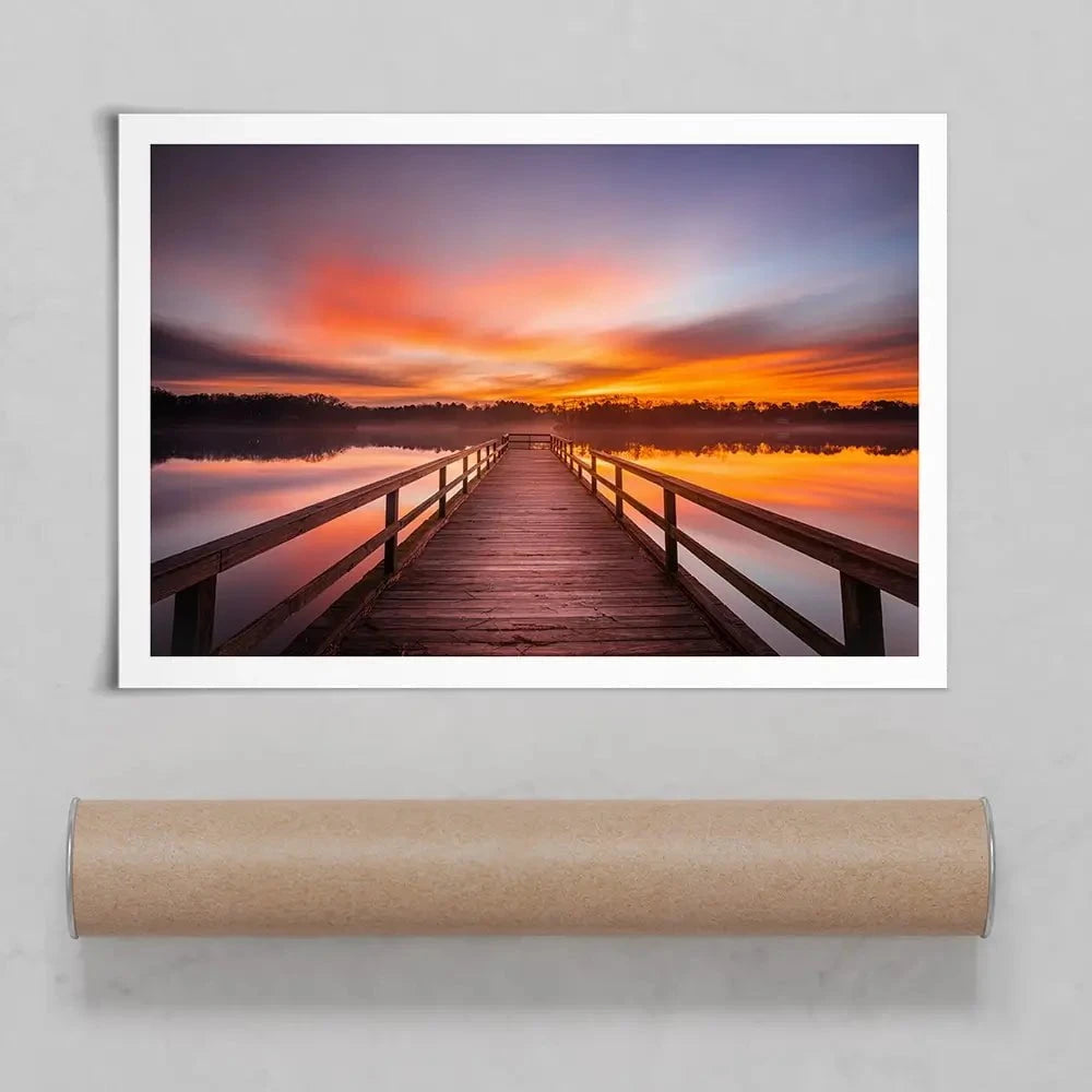 Early Morning Sunrise Art Print Early Morning Sunrise Art Print wall art product traveler jordan / Shutterstock