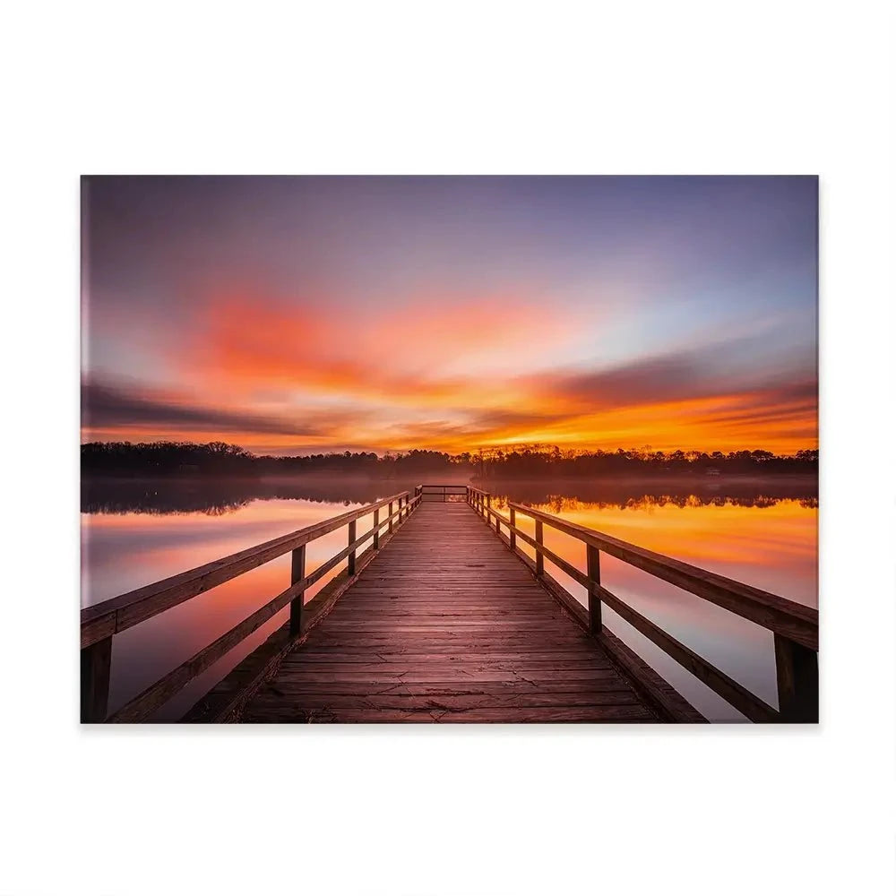 Early Morning Sunrise Canvas Print Early Morning Sunrise Canvas Print wall art product traveler jordan / Shutterstock