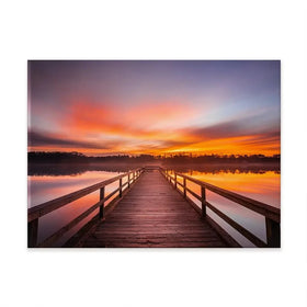 Early Morning Sunrise Canvas Print Early Morning Sunrise Canvas Print wall art product traveler jordan / Shutterstock