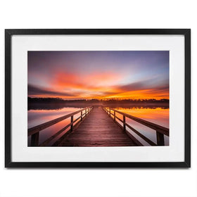 Early Morning Sunrise Framed Art Print Early Morning Sunrise Framed Art Print wall art product traveler jordan / Shutterstock