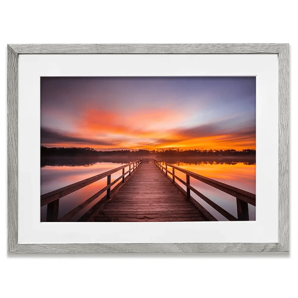Early Morning Sunrise Framed Art Print Early Morning Sunrise Framed Art Print wall art product traveler jordan / Shutterstock
