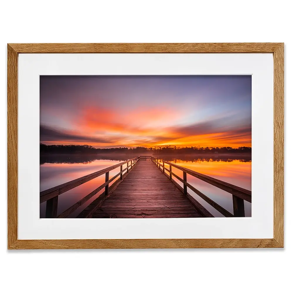 Early Morning Sunrise Framed Art Print Early Morning Sunrise Framed Art Print wall art product traveler jordan / Shutterstock