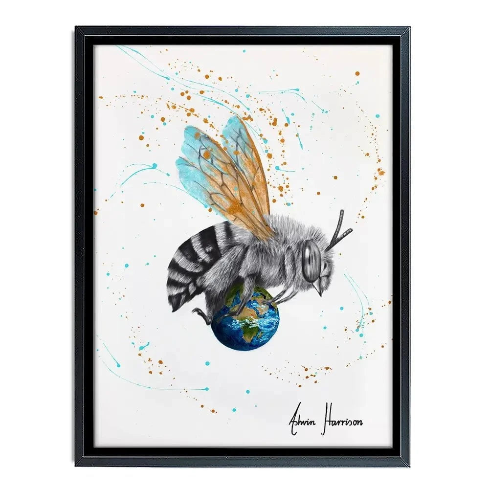 Earth To Bee Canvas Print Earth To Bee Canvas Print wall art product Ashvin Harrison