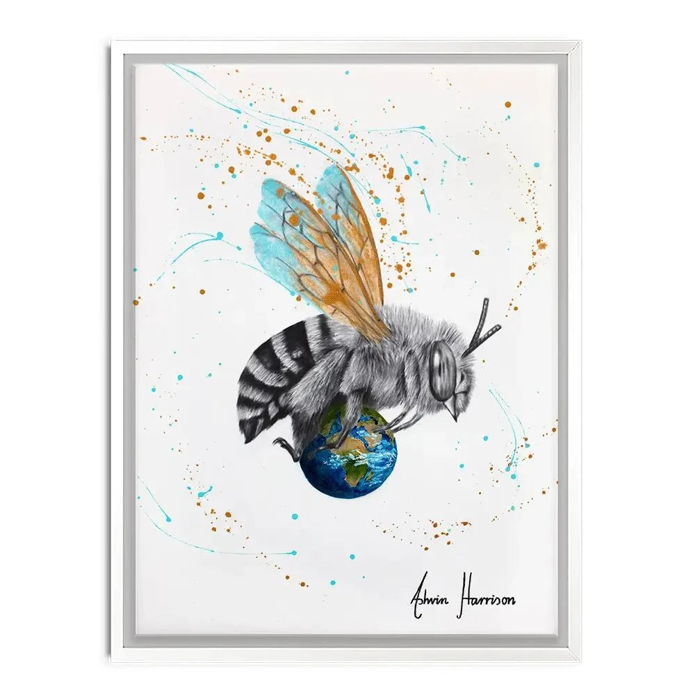 Earth To Bee Canvas Print Earth To Bee Canvas Print wall art product Ashvin Harrison