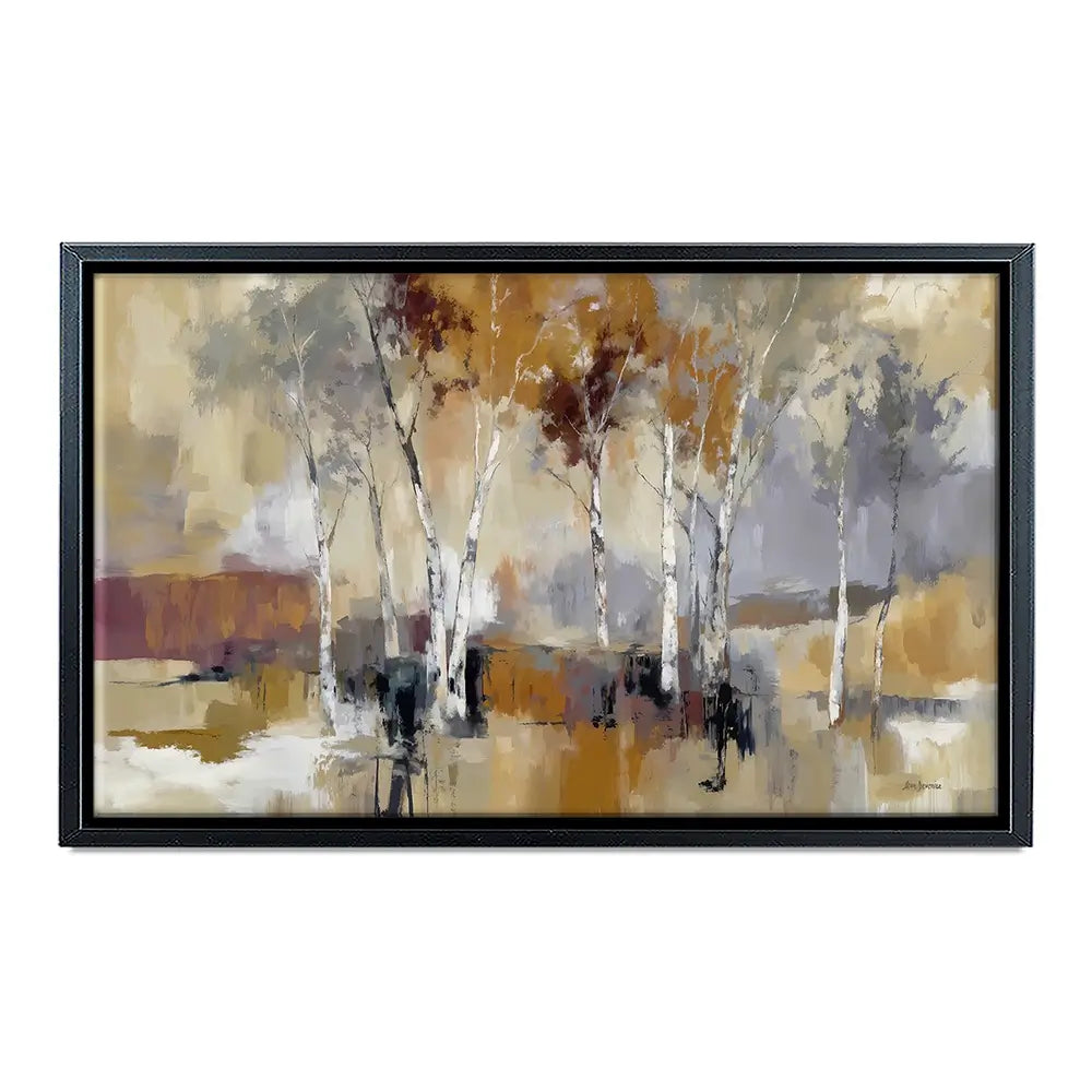 Earthy Birch Tree Forest Canvas Print Earthy Birch Tree Forest Canvas Print wall art product Leon Devenice