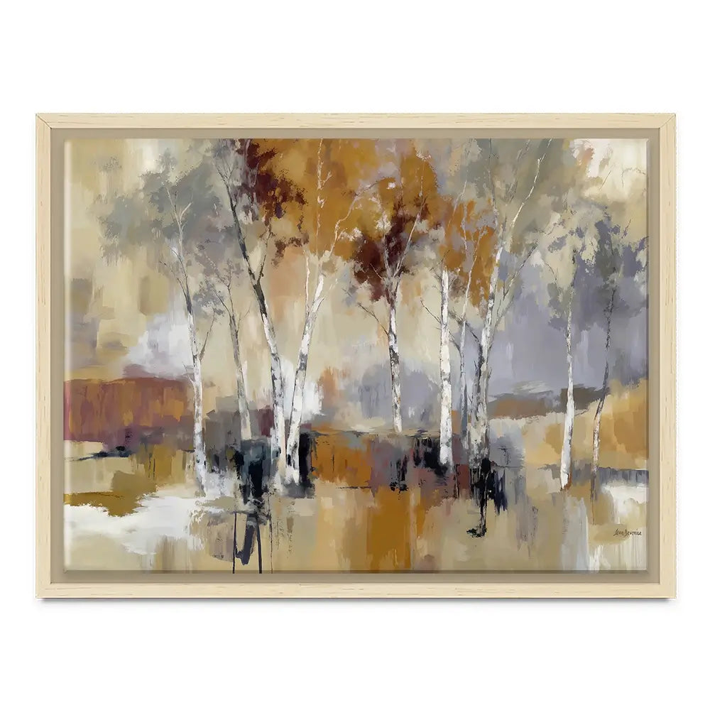 Earthy Birch Tree Forest Canvas Print Earthy Birch Tree Forest Canvas Print wall art product Leon Devenice