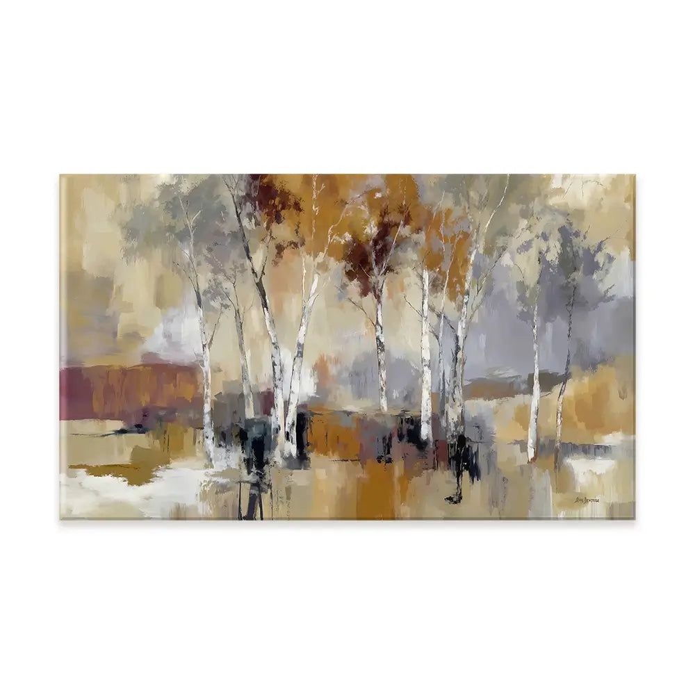 Earthy Birch Tree Forest Canvas Print Earthy Birch Tree Forest Canvas Print wall art product Leon Devenice