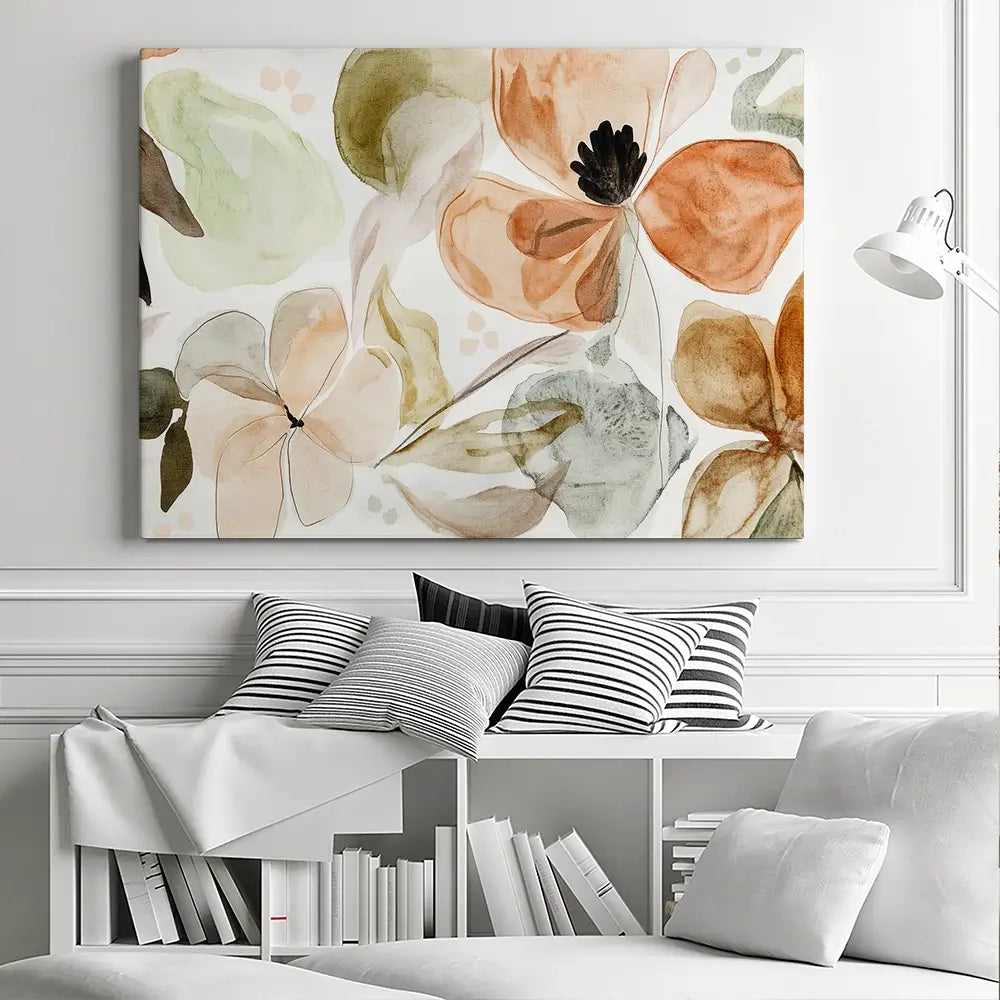 Earthy Blooms 6 Canvas Print Earthy Blooms 6 Canvas Print wall art product Treechild
