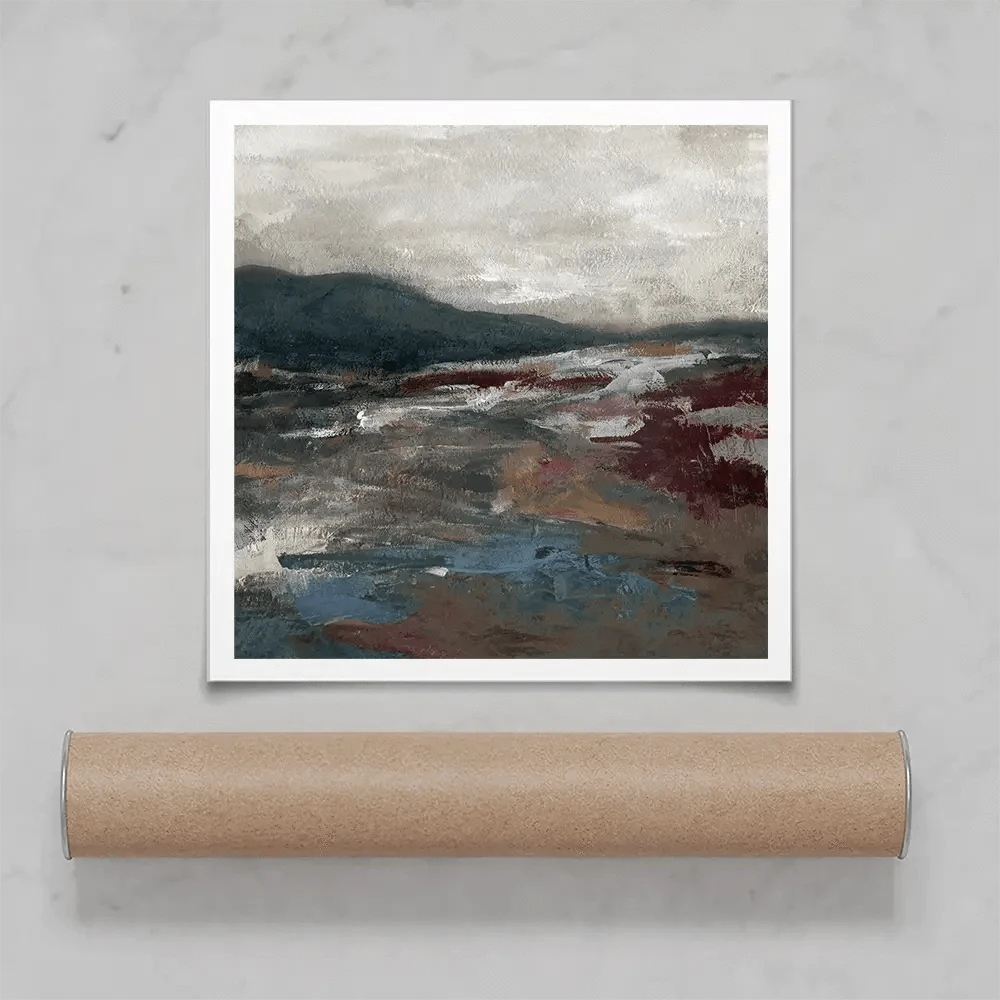 Ebony Dusk Square Art Print Ebony Dusk Square Art Print wall art product Carol Robinson