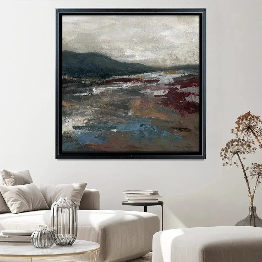 Ebony Dusk Square Canvas Print Ebony Dusk Square Canvas Print wall art product Carol Robinson
